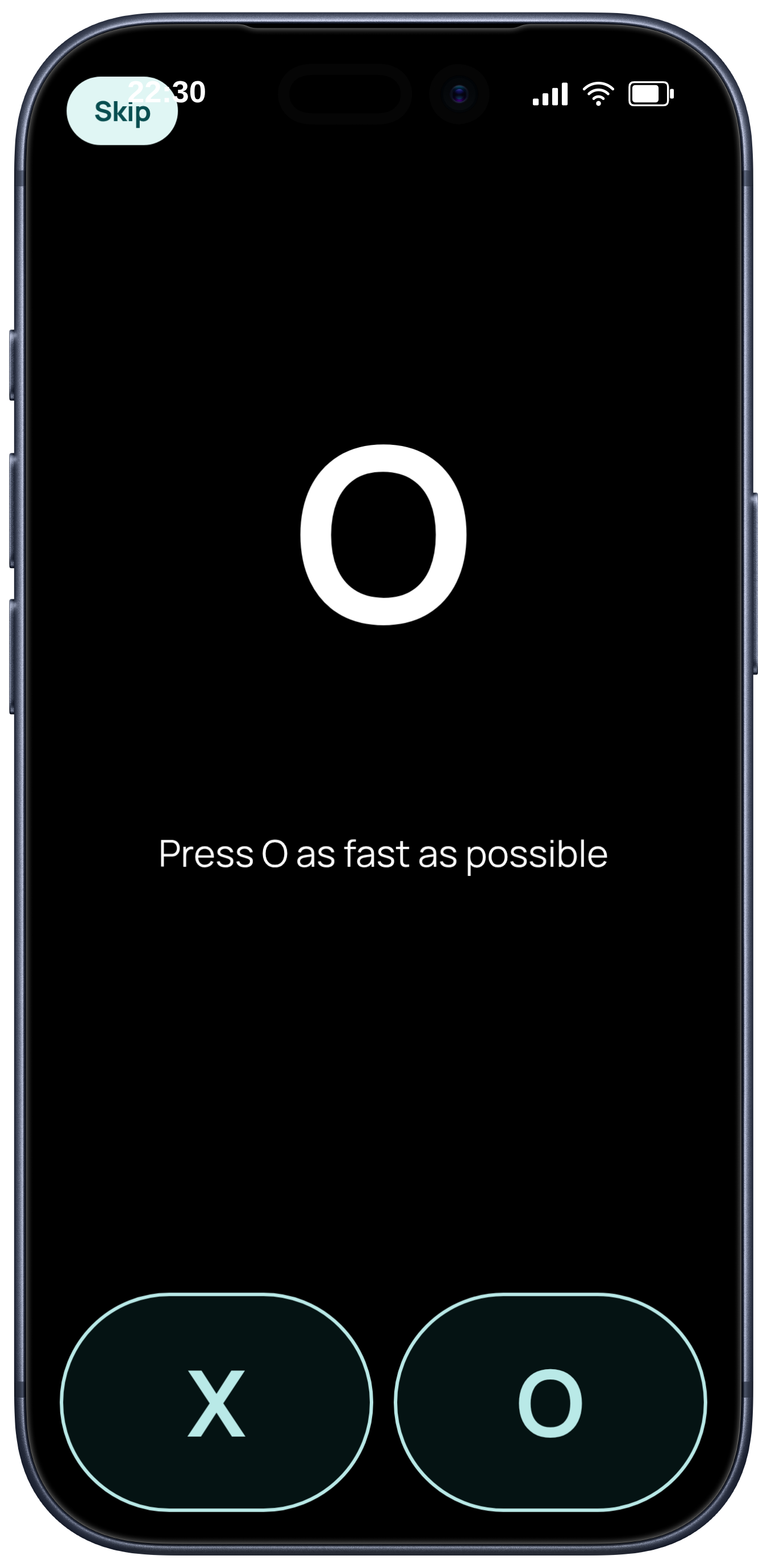 CheckCog mobile app reaction task